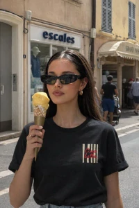 Dámske tričko "Ciao bella!" (čierne)