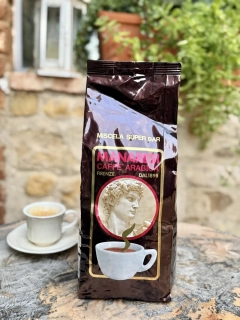 Toskánska káva "marrone" (zrná) 70% Arabica, 30% Robusta, 500g