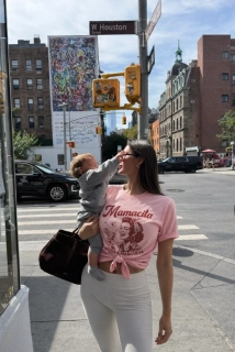 Dámske tričko "Mamacita needs a Margarita" (ružové)